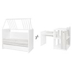 Patut modular multifunctional, 5 confirgurari diferite, 190 x 72 cm, Multi, White & Artwood fotografia produsului View 3 S
