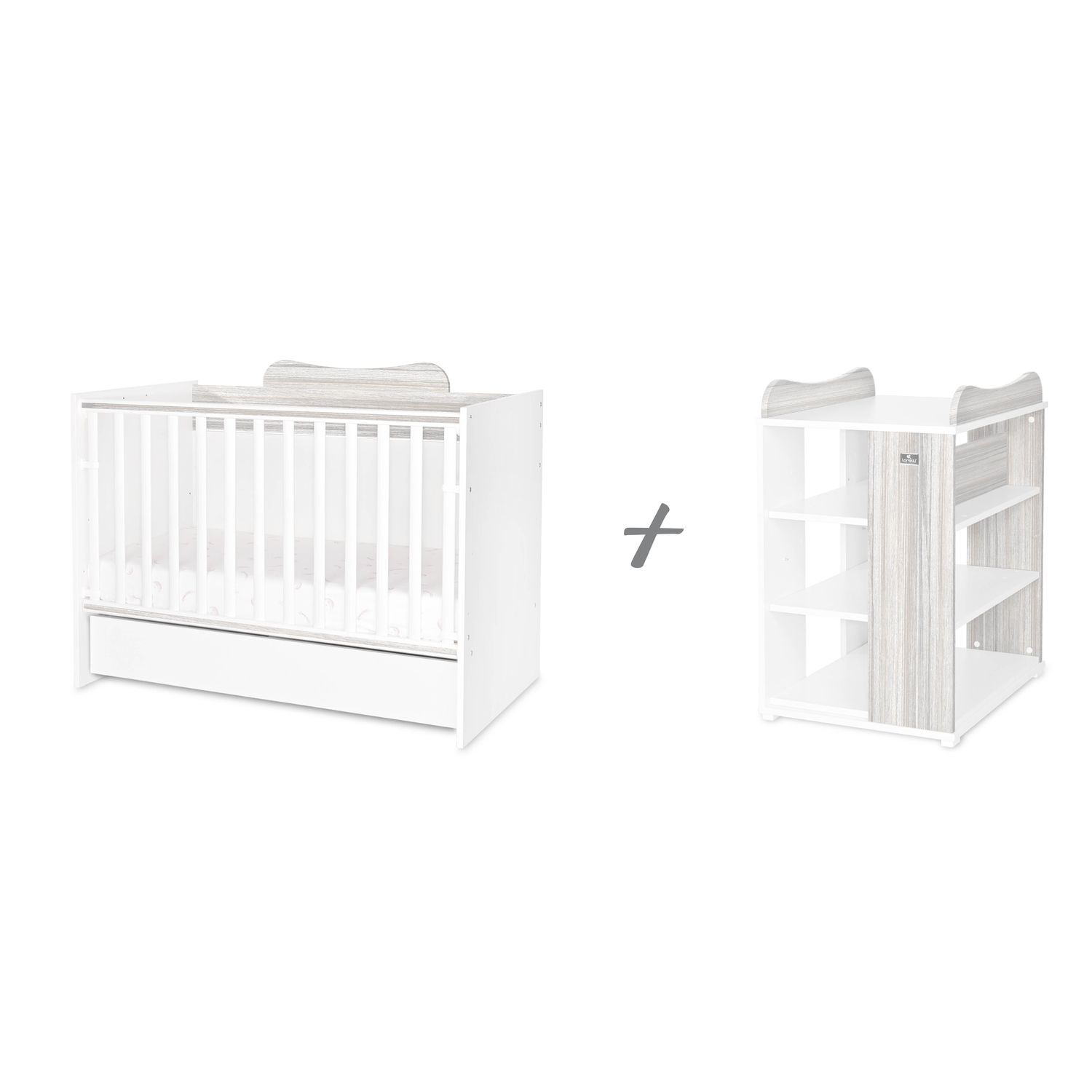 Patut modular multifunctional, 5 confirgurari diferite, 190 x 72 cm, Multi, White & Artwood fotografia produsului