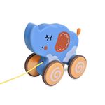 Jucarie de tras cu roti, 9-36 luni, Elefant Blue fotografia produsului