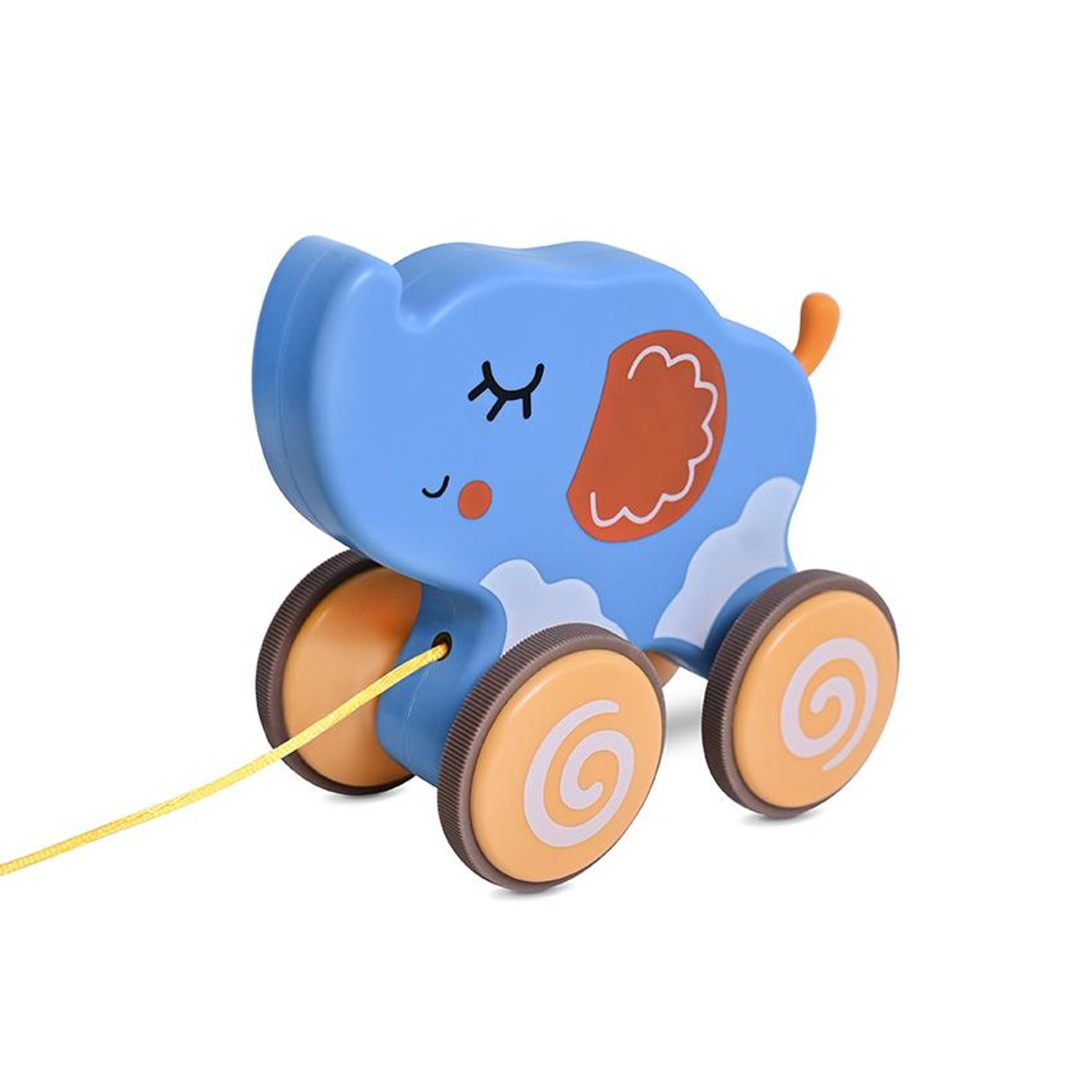 Jucarie de tras cu roti, 9-36 luni, Elefant Blue fotografia produsului