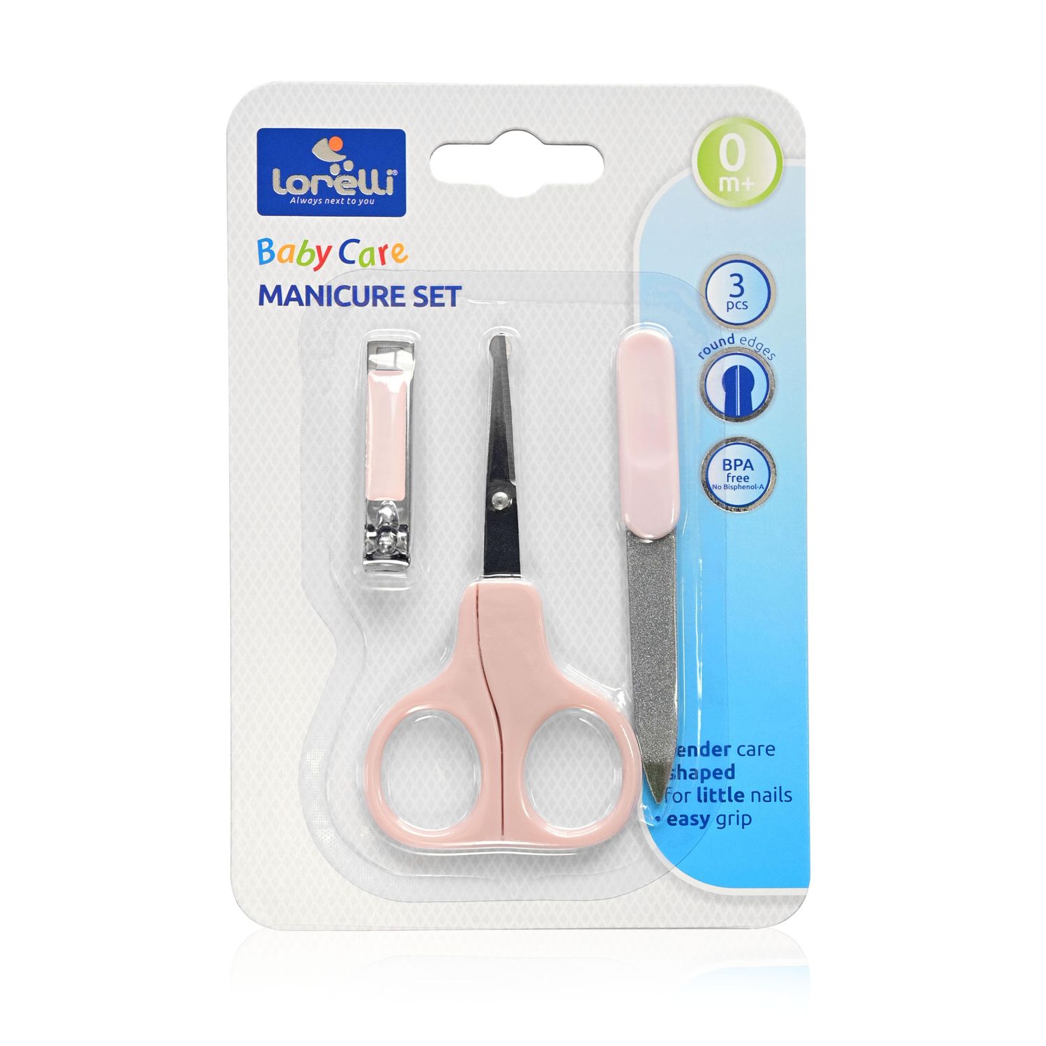 Set manichiura bebe, 3 piese, Pink fotografia produsului View 2 L
