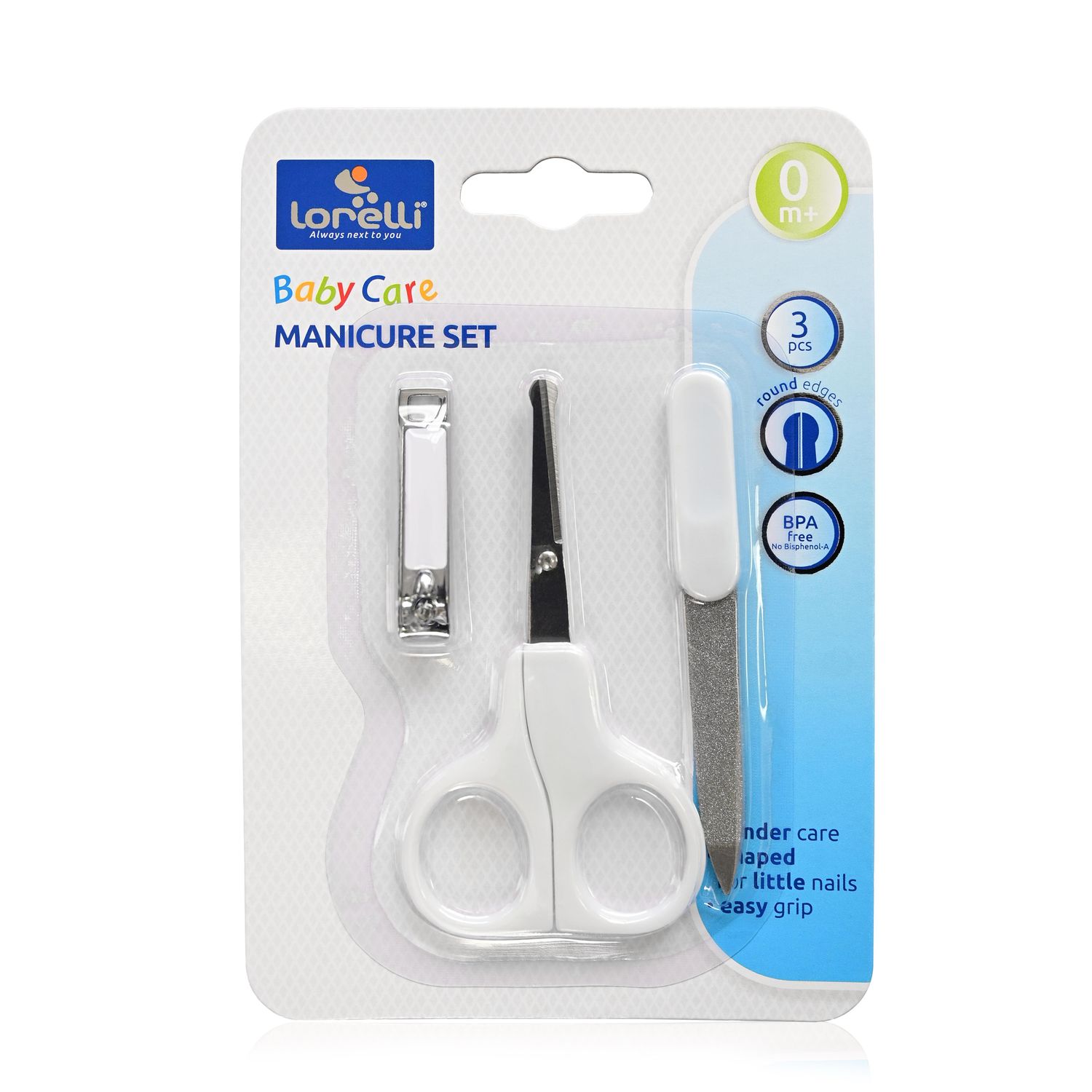 Set manichiura bebe, 3 piese, White fotografia produsului View 2 L