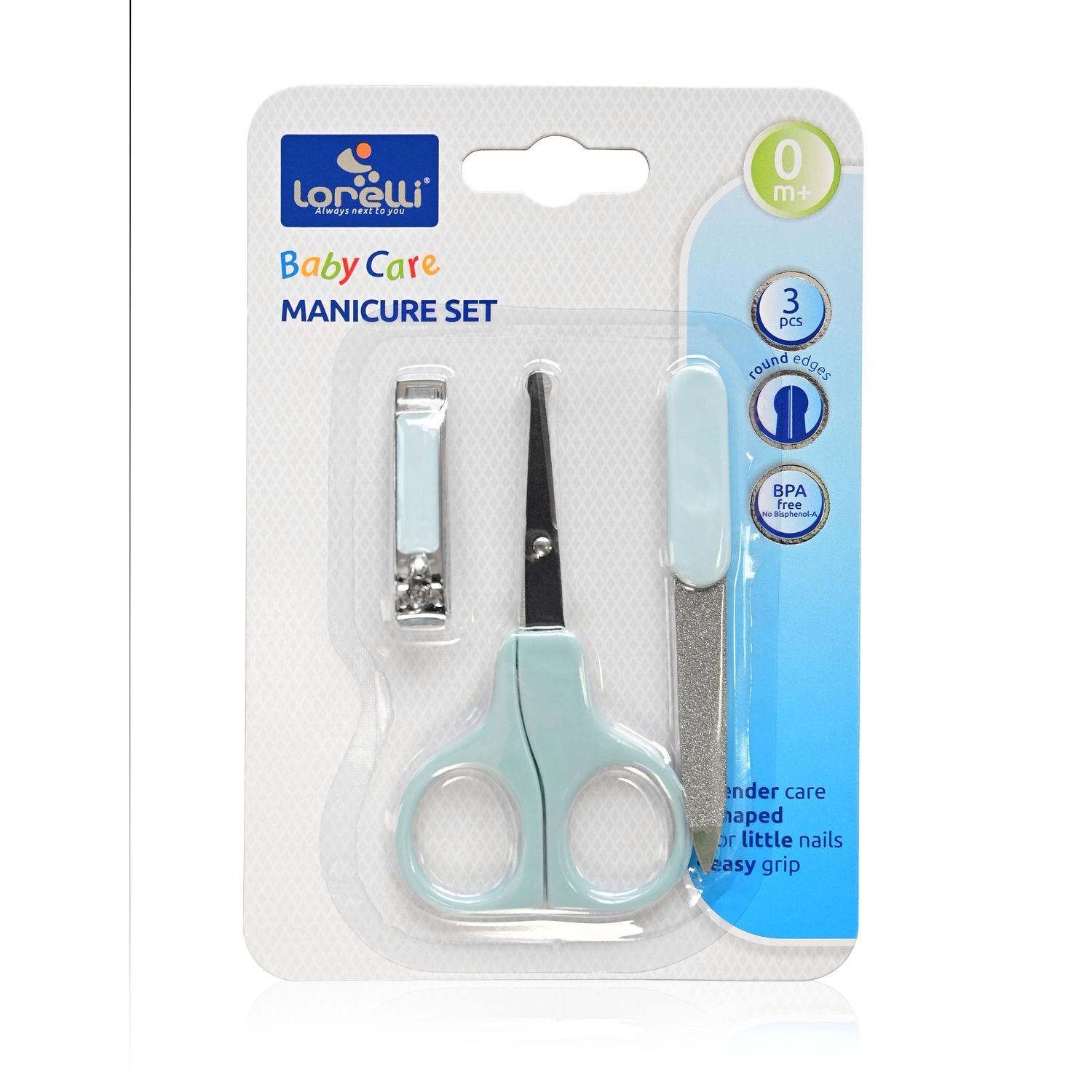 Set manichiura bebe, 3 piese, Blue fotografia produsului View 2 L