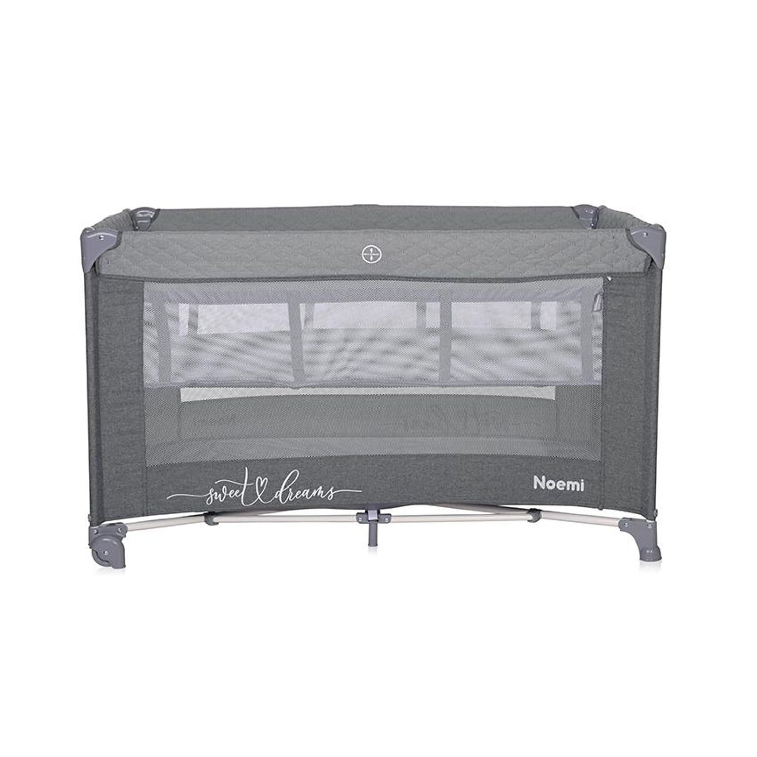 Patut pliabil Noemi, 2 nivele, Cool Grey Star fotografia produsului View 2 L
