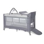 Patut pliabil Torino Plus, 2 nivele cu accesorii, Grey Elements fotografia produsului View 3 S