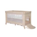 Patut pliabil Noemi, 2 nivele, Fog Beige Star fotografia produsului View 3 S