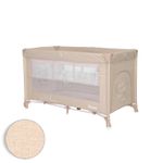 Patut pliabil Noemi, 2 nivele, Fog Beige Star fotografia produsului