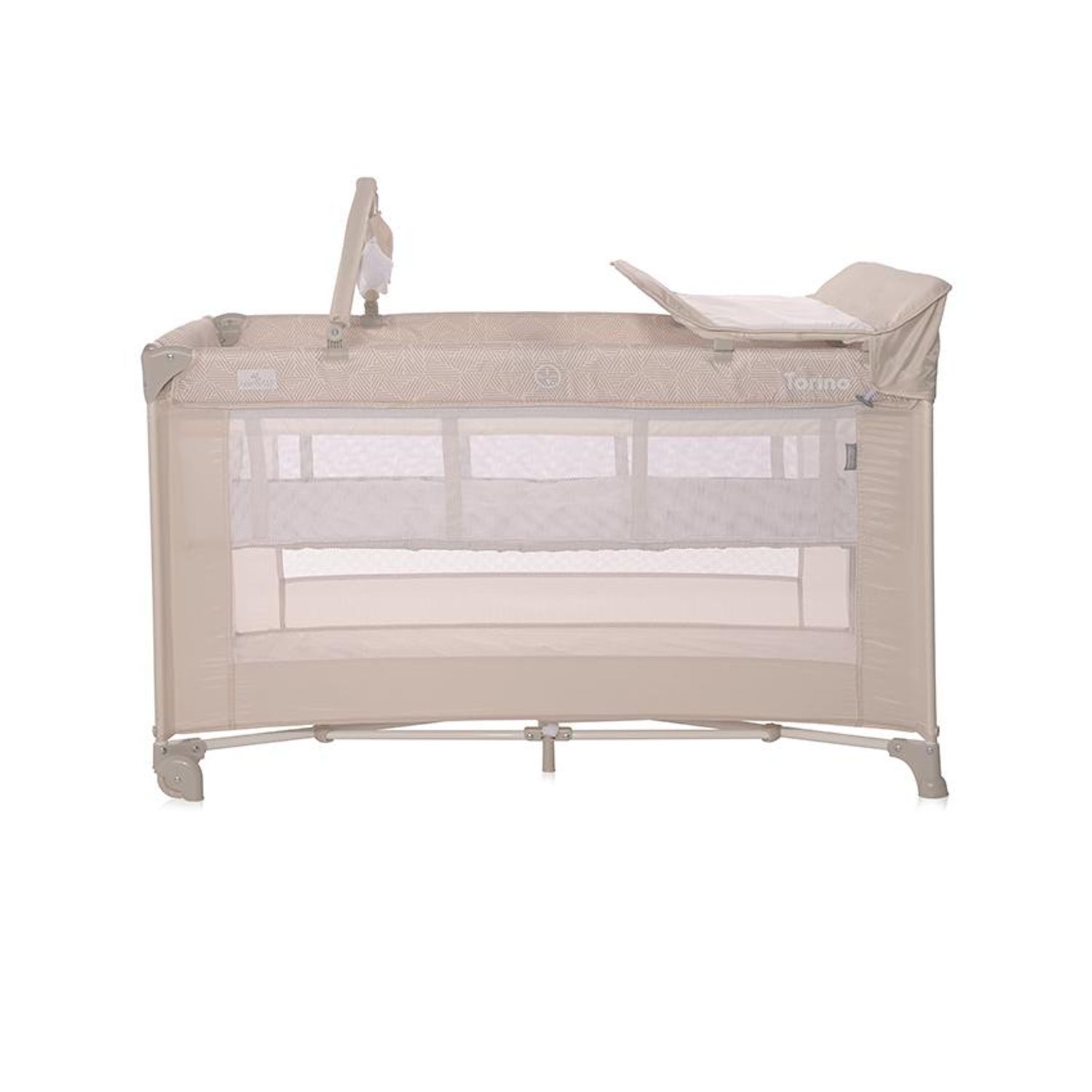 Patut pliabil Torino Plus, 2 nivele cu accesorii, Fog Elements fotografia produsului View 2 L
