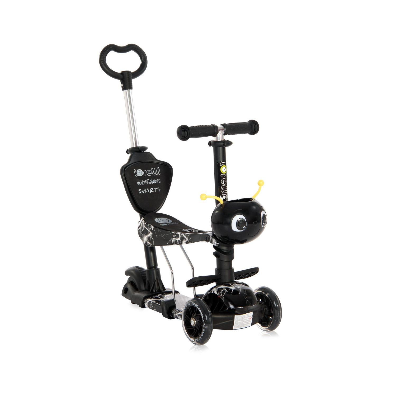 Trotineta pentru copii Smart Plus, Black Flash fotografia produsului