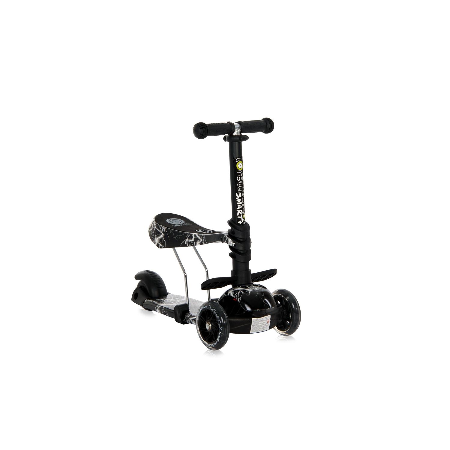 Trotineta pentru copii Smart Plus, Black Flash fotografia produsului View 5 L