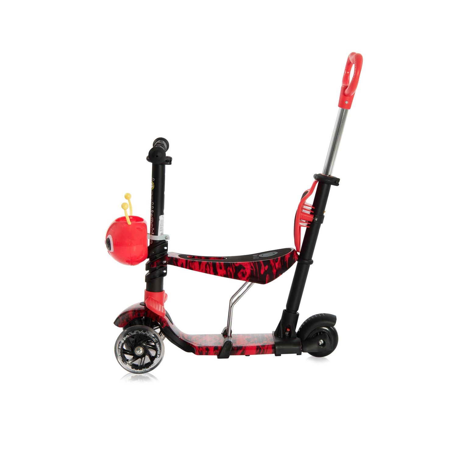 Trotineta pentru copii Smart Plus, Red Fire fotografia produsului View 3 L