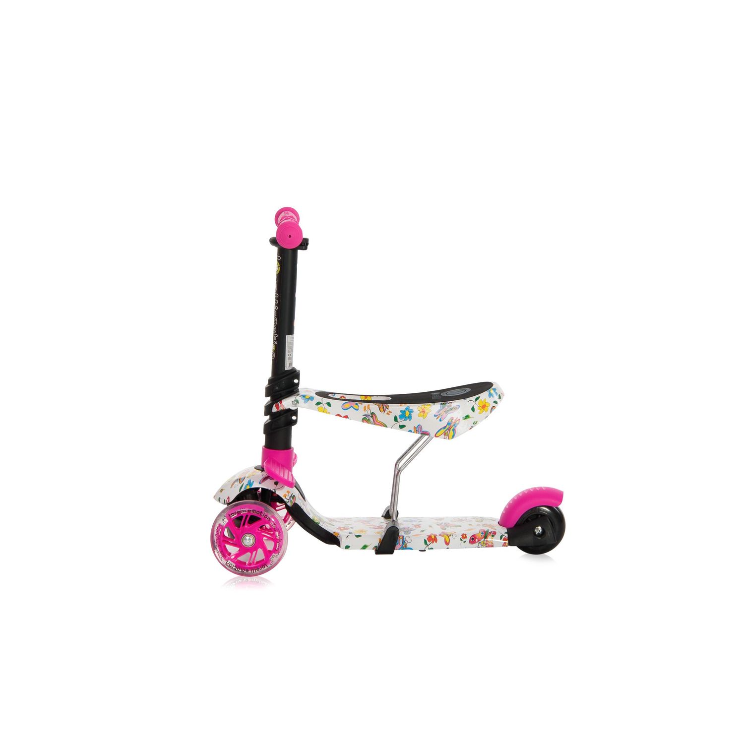 Trotineta pentru copii Smart Plus, Pink Butterfly fotografia produsului View 7 L