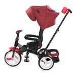 Tricicleta multifunctionala 4in1, Jaguar, Red & Black Luxe fotografia produsului View 2 S