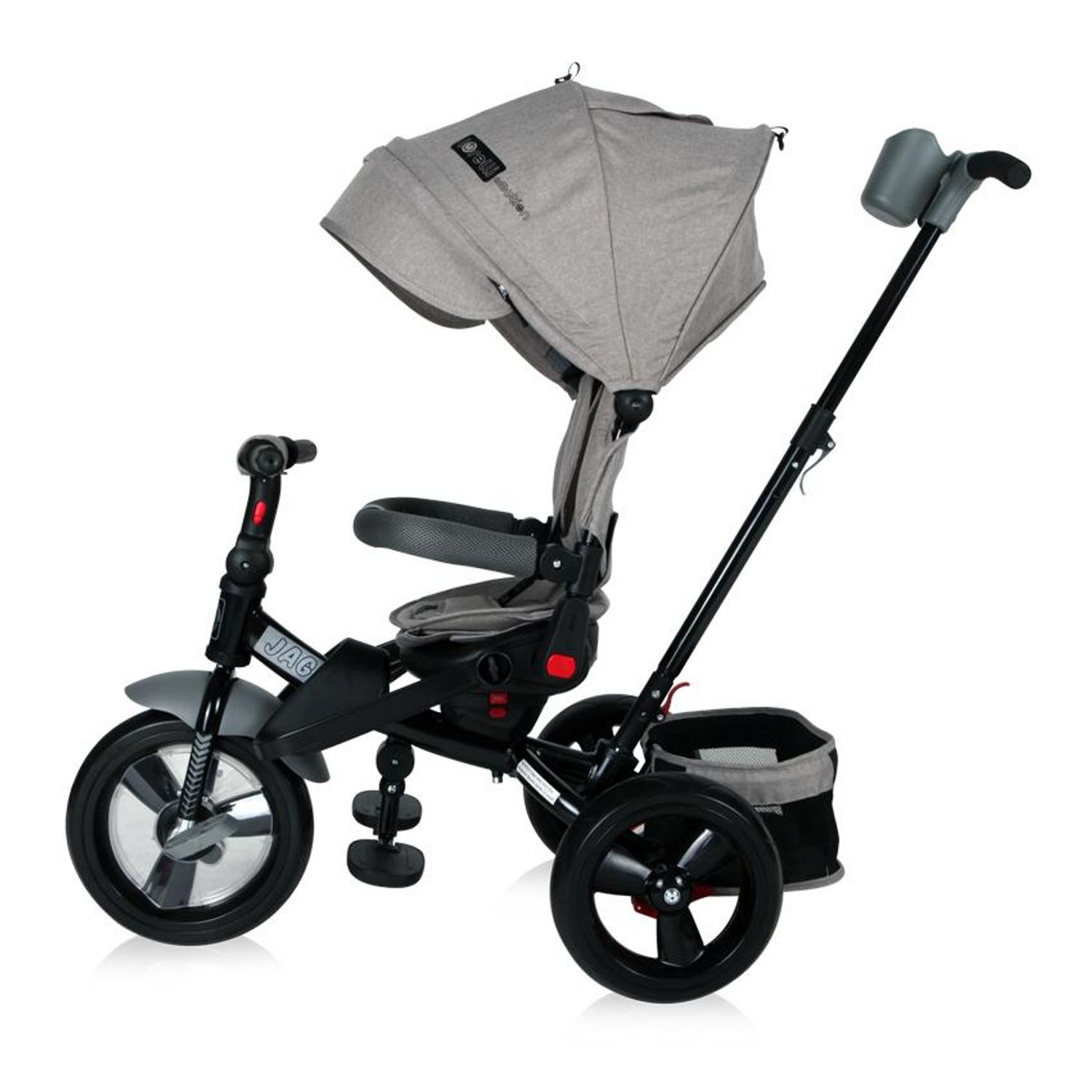 Tricicleta multifunctionala 4in1, Jaguar, Grey Luxe fotografia produsului View 2 L