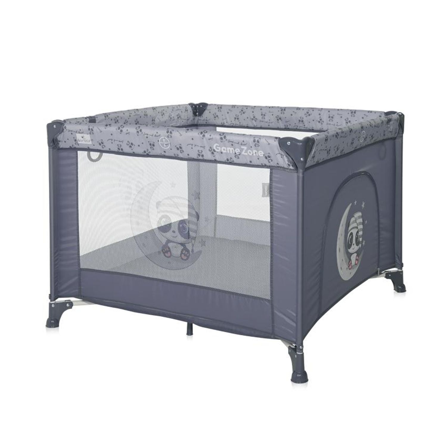 Tarc de joaca, Game Zone, 100x100 cm, Cool Grey Pandas fotografia produsului