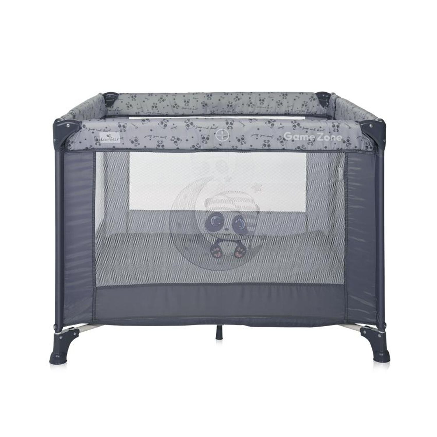 Tarc de joaca, Game Zone, 100x100 cm, Cool Grey Pandas fotografia produsului View 4 L