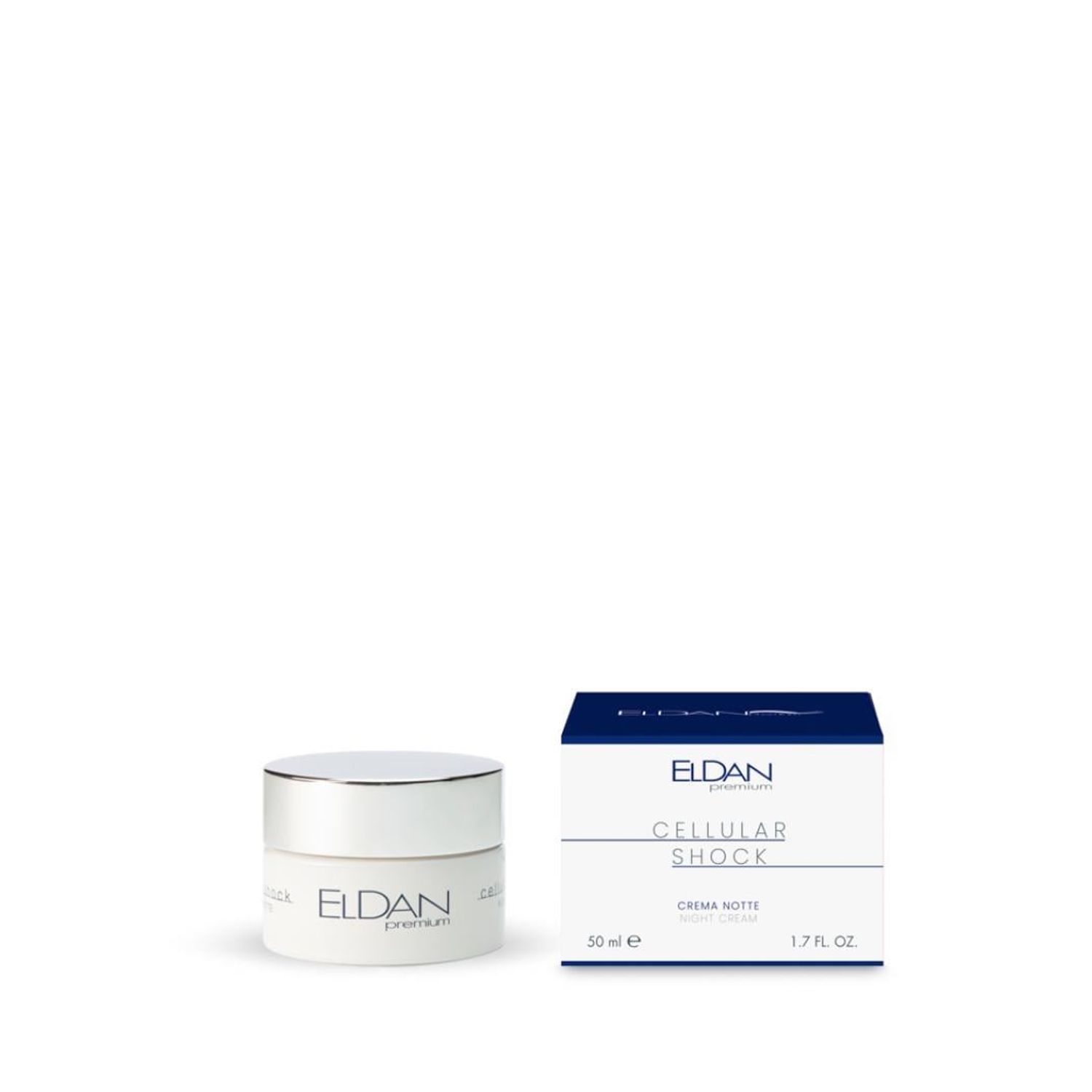 Crema de noapte "Cellular shock" pentru toate tipurile de piele Eldan, 50 ml fotografia produsului
