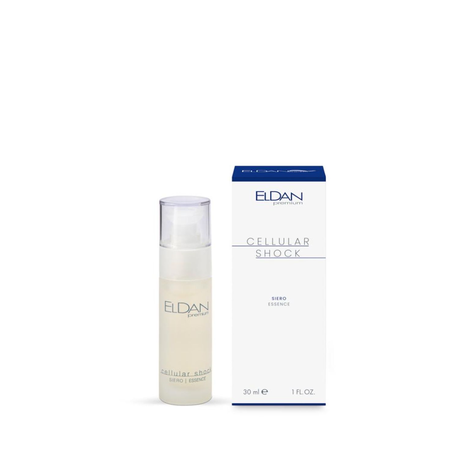 Ser "Cellular shock" cu efect de lifting Premium pentru toate tipurile de piele, Eldan 30 ml fotografia produsului