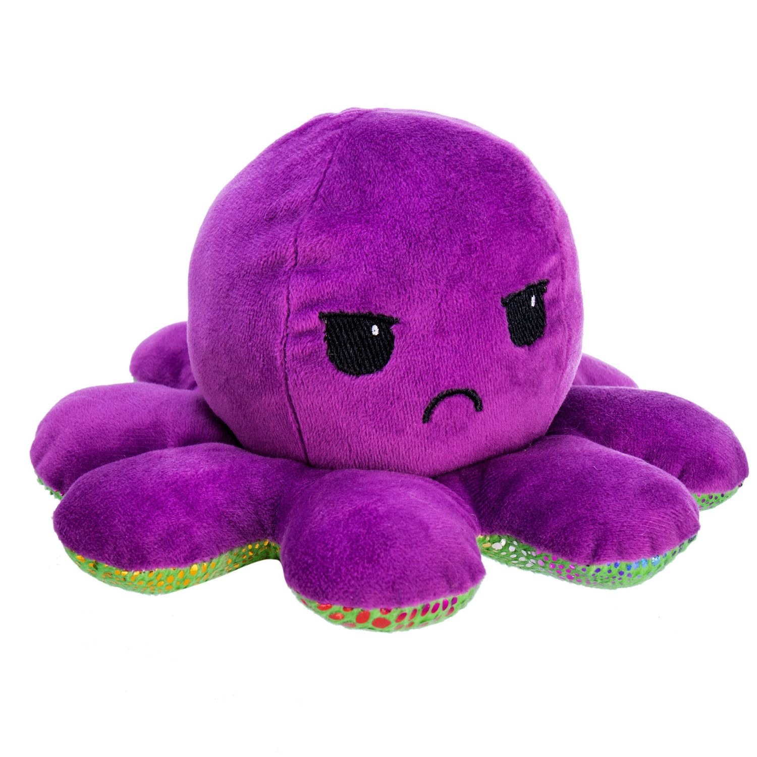 Jucarie de plus caracatita, reversibila, 20 cm, violet fotografia produsului View 5 L