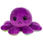 Jucarie de plus caracatita, reversibila, 20 cm, violet fotografia produsului