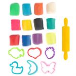 Set plastelina GenioKids 12 culori si 7 accesorii fotografia produsului View 3 S