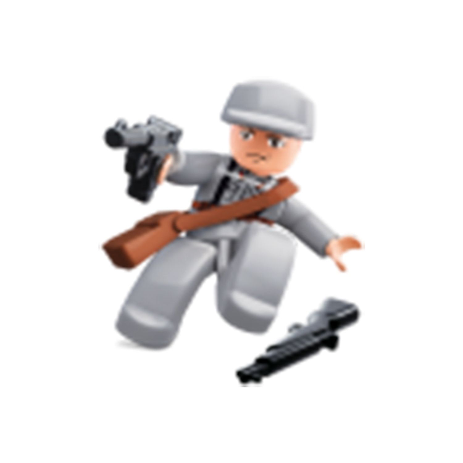 Set de constructie Sluban, Minifigurine WWII, pungi plastic, 16 piese fotografia produsului View 4 L