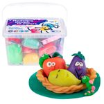 Set plastelina GenioKids 12 culori si 7 accesorii fotografia produsului View 2 S