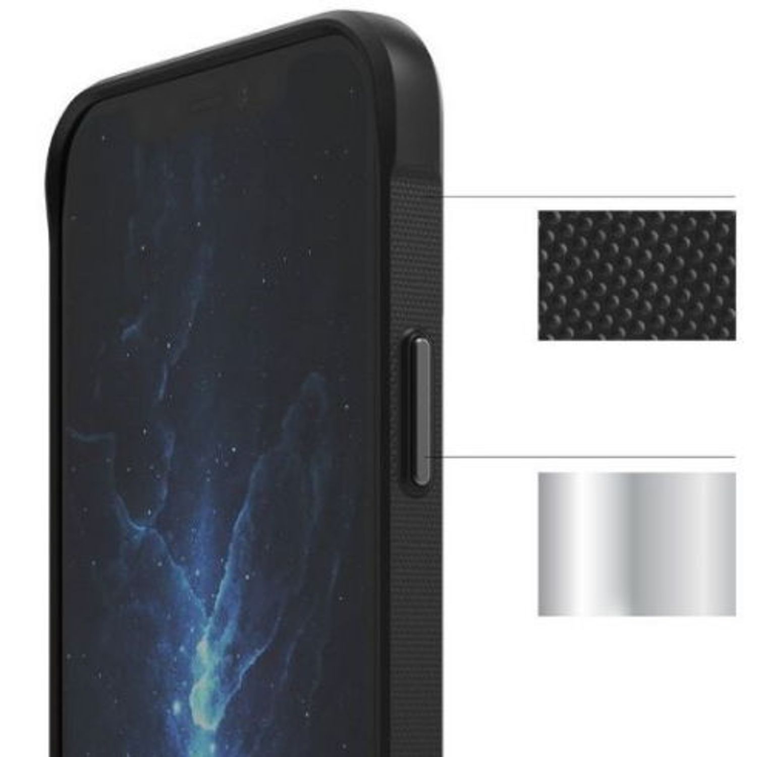 Protectie spate Ringke OXAP0023 pentru iPhone 12 Pro Max (Negru) fotografia produsului View 7 L