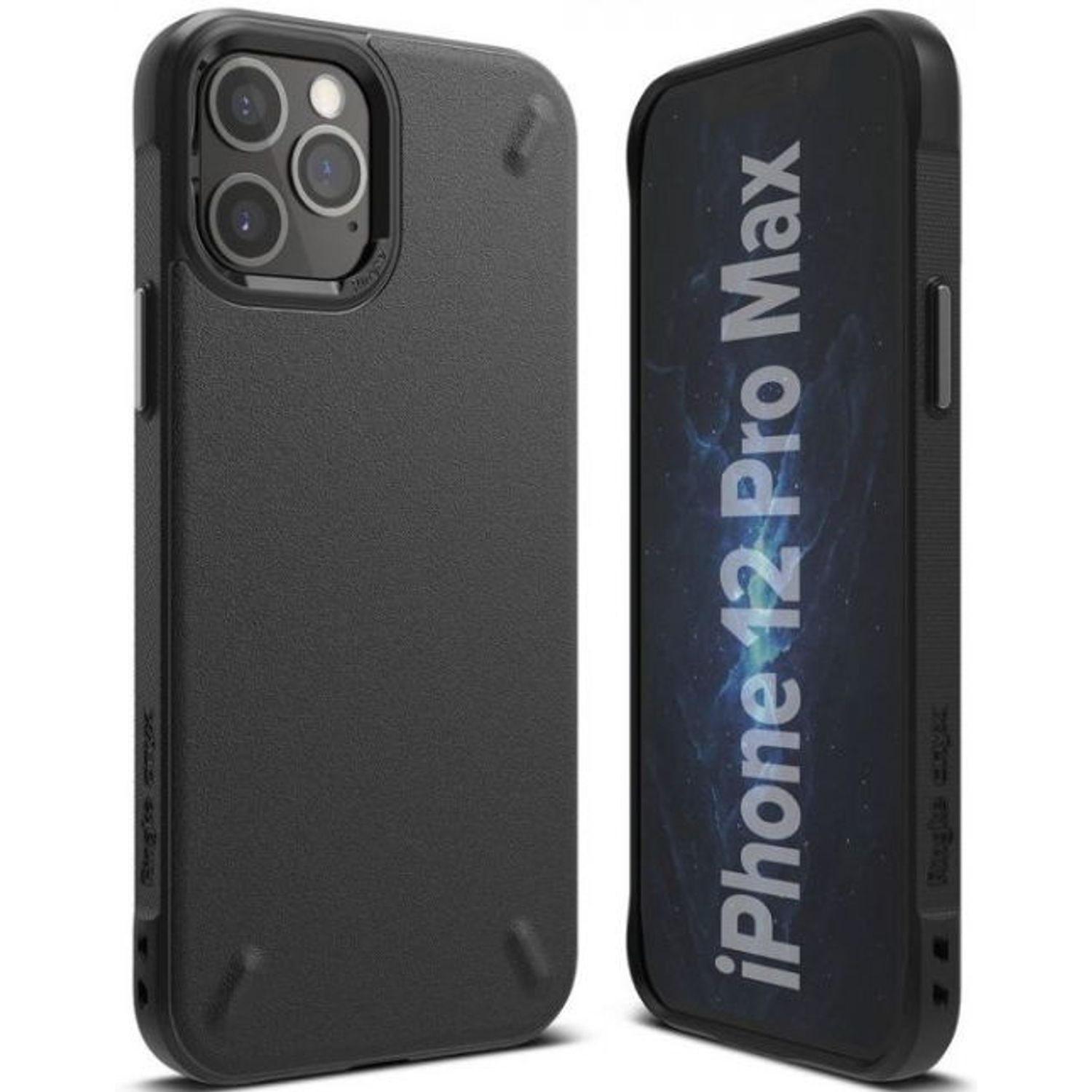 Protectie spate Ringke OXAP0023 pentru iPhone 12 Pro Max (Negru) fotografia produsului View 2 L