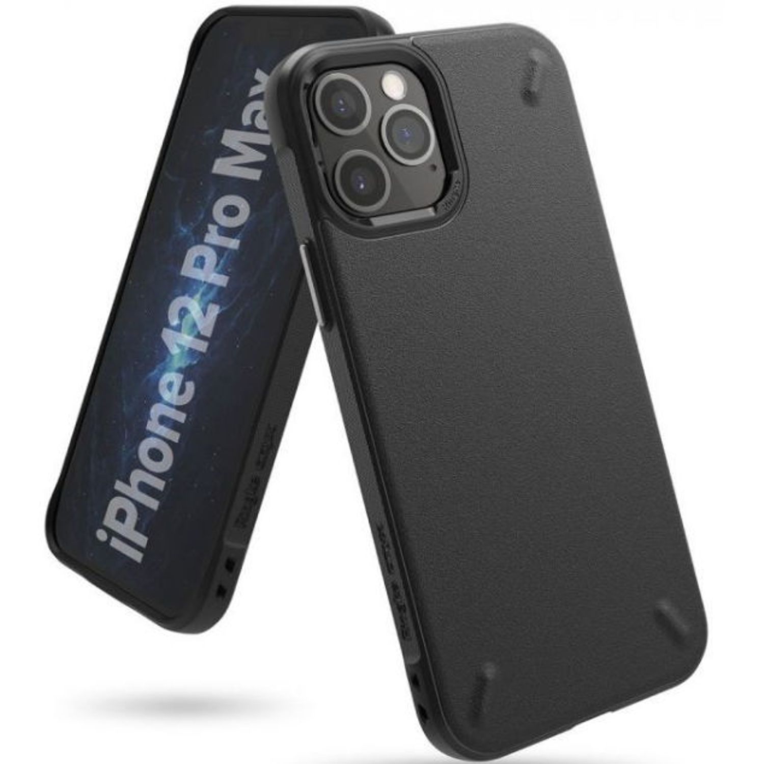 Protectie spate Ringke OXAP0023 pentru iPhone 12 Pro Max (Negru) fotografia produsului View 3 L