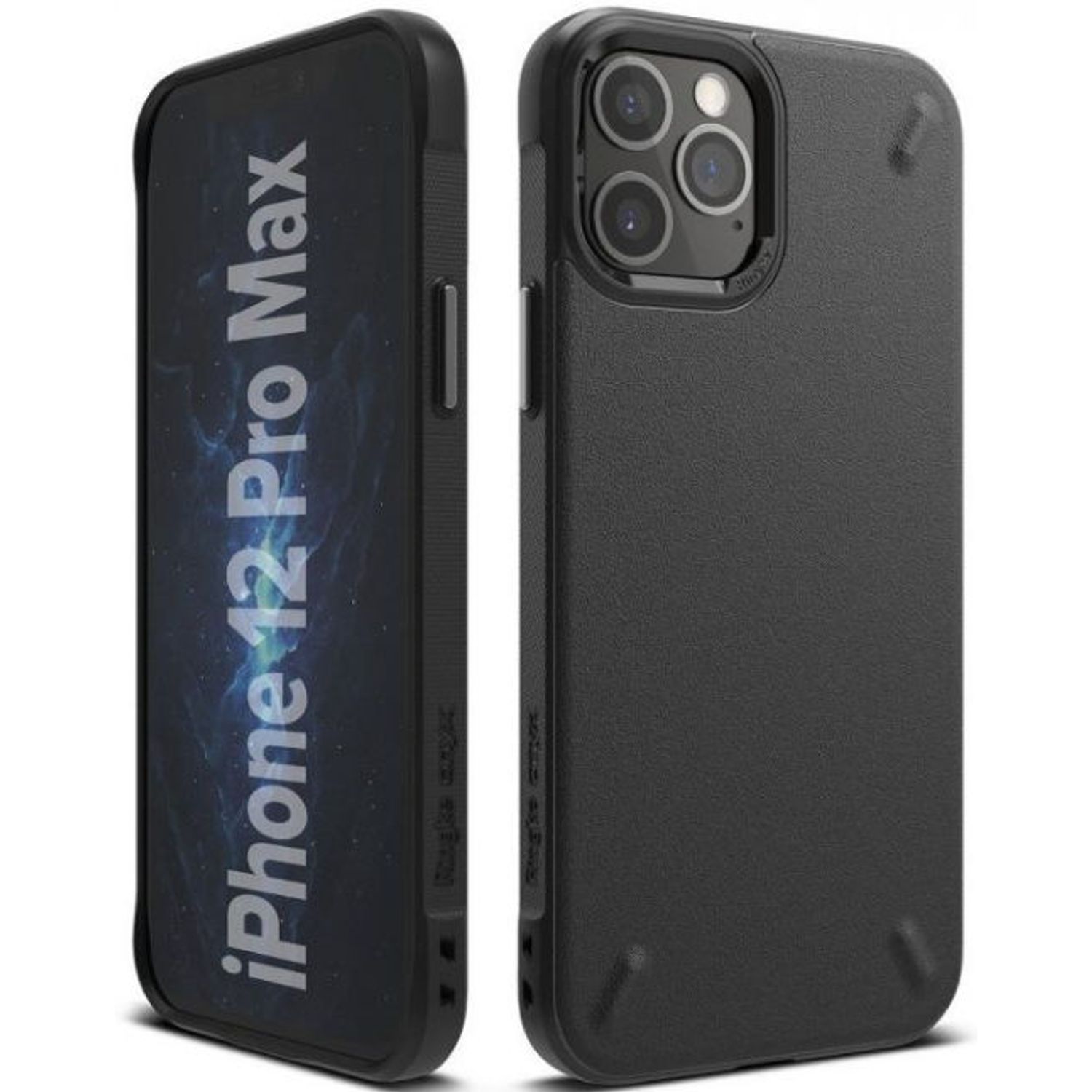 Protectie spate Ringke OXAP0023 pentru iPhone 12 Pro Max (Negru) fotografia produsului
