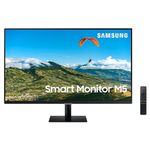 Monitor VA LED Samsung 27" LS27AM500NUXEN, Smart, Full HD (1920 x 1080), HDMI, Boxe, Bluetooth, WiFi, Telecomanda (Negru) fotografia produsului View 8 S