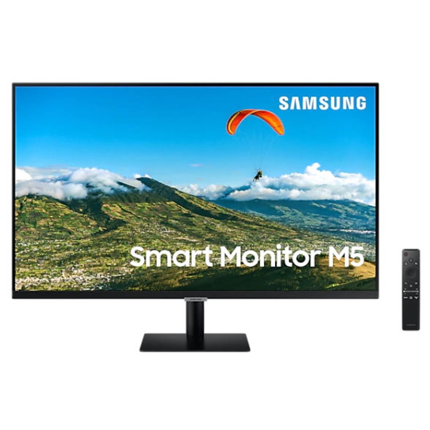 Monitor VA LED Samsung 27" LS27AM500NUXEN, Smart, Full HD (1920 x 1080), HDMI, Boxe, Bluetooth, WiFi, Telecomanda (Negru) fotografia produsului View 8 L