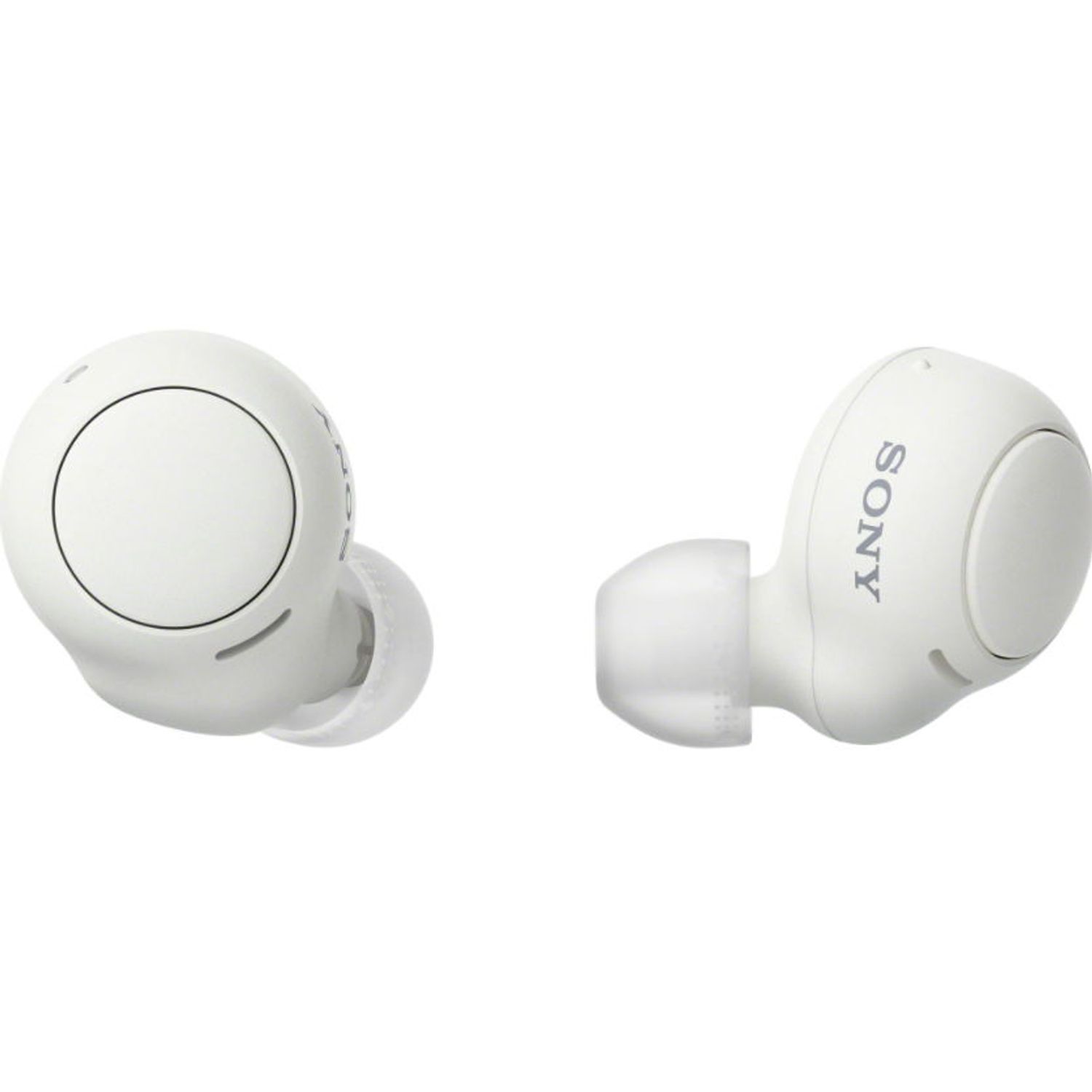 Casti Stereo Sony WFC500B, True Wireless, Microfon, Bluetooth, IPX4, Autonomie 10 ore (Alb) fotografia produsului View 4 L