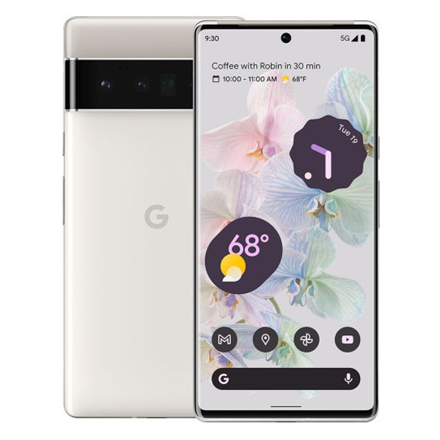 Telefon Mobil Google Pixel 6 Pro, Procesor Google Tensor Octa-Core, LTPO AMOLED Capacitive Touchscreen 6.71", - 0810029930925 fotografia produsului View 3 L