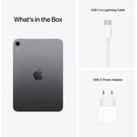 Tableta Apple iPad Mini 6 (2021), Procesor Apple A15 Bionic, Ecran IPS 8.3", 64GB Flash, 12 MP, Wi-Fi, Bluetooth, - 0194252527351 fotografia produsului View 6 S