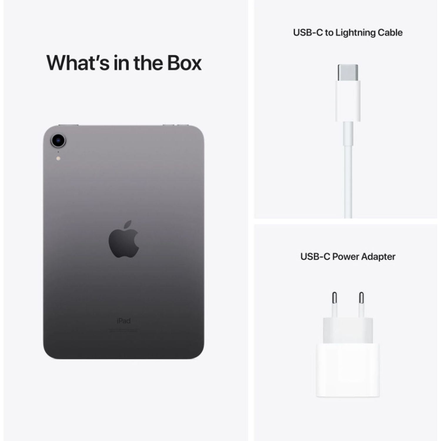 Tableta Apple iPad Mini 6 (2021), Procesor Apple A15 Bionic, Ecran IPS 8.3", 64GB Flash, 12 MP, Wi-Fi, Bluetooth, - 0194252527351 fotografia produsului View 6 L