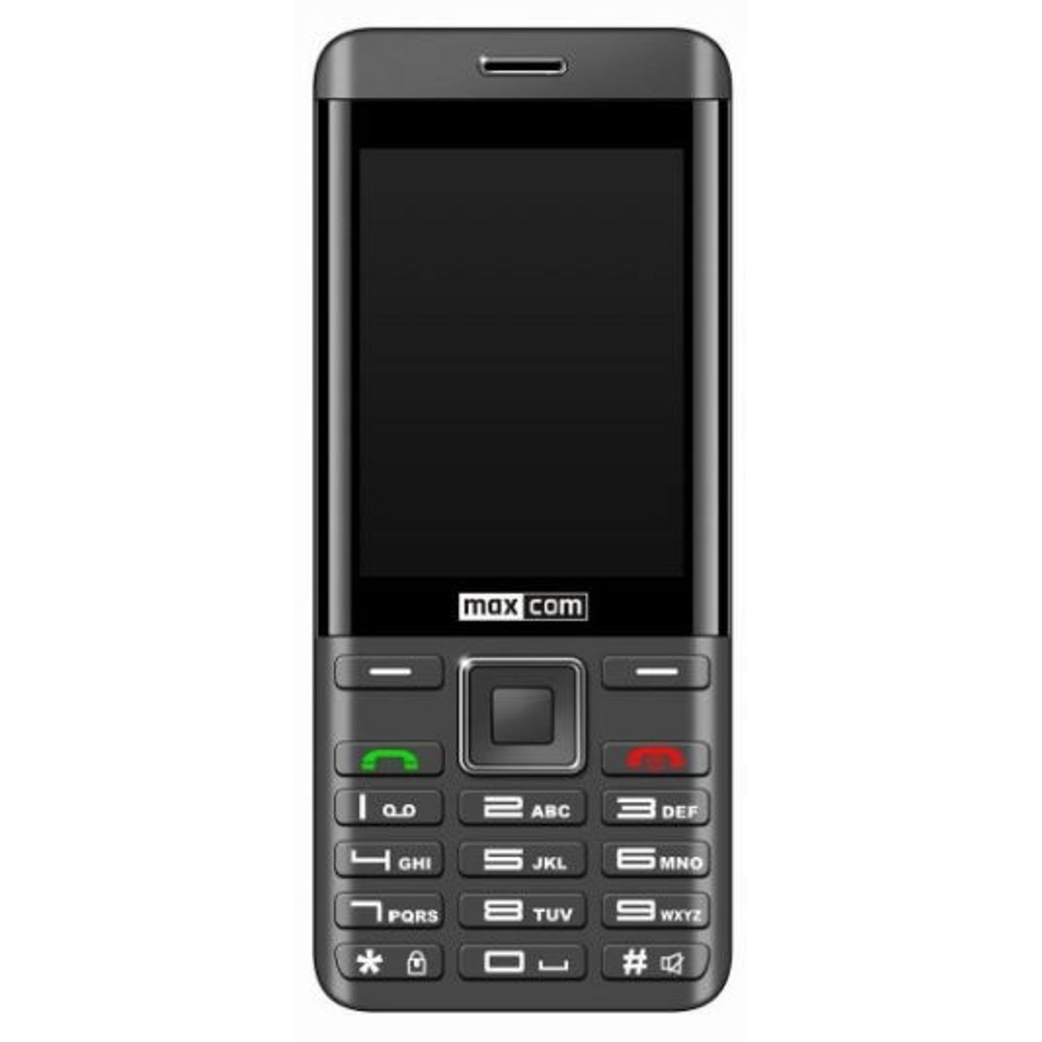 Telefon Mobil MaxCom MM236, Ecran 2.8", Dual Sim, 2G (Negru/Argintiu) fotografia produsului