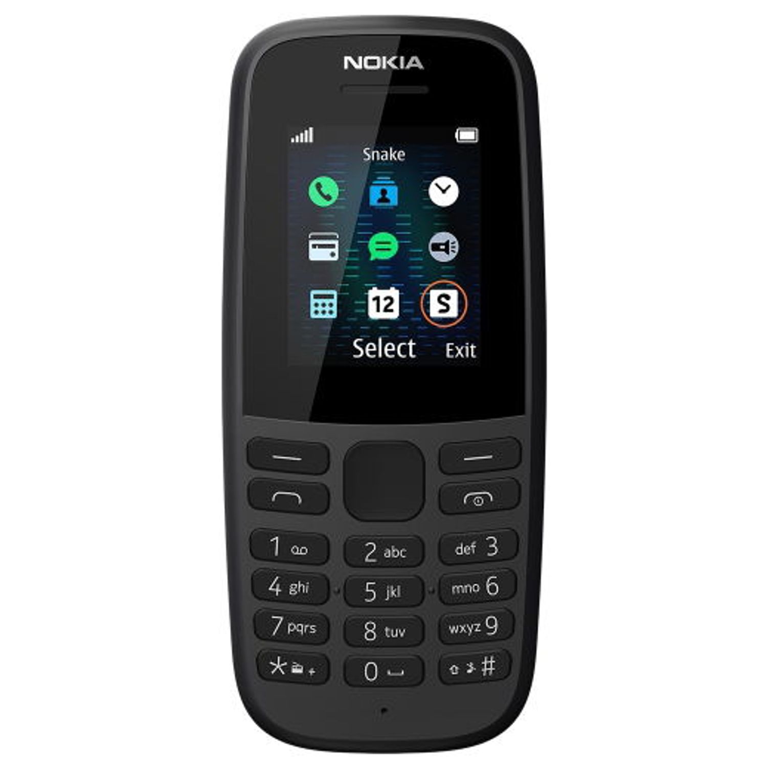 Telefon mobil Nokia 105 (2019), Single Sim (Negru) fotografia produsului