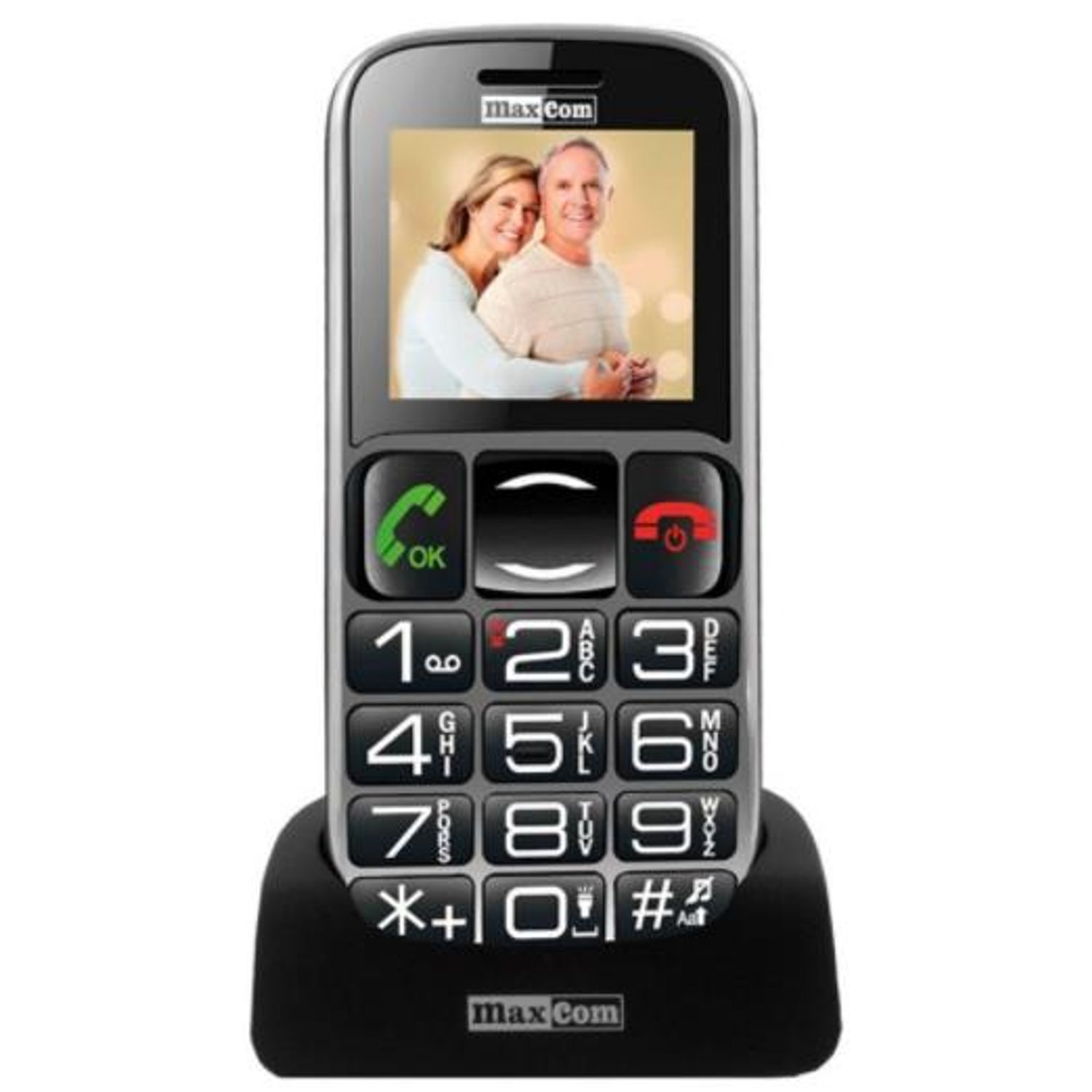 Telefon Mobil Maxcom MM462BB, 1.8", Dual Sim (Negru) fotografia produsului
