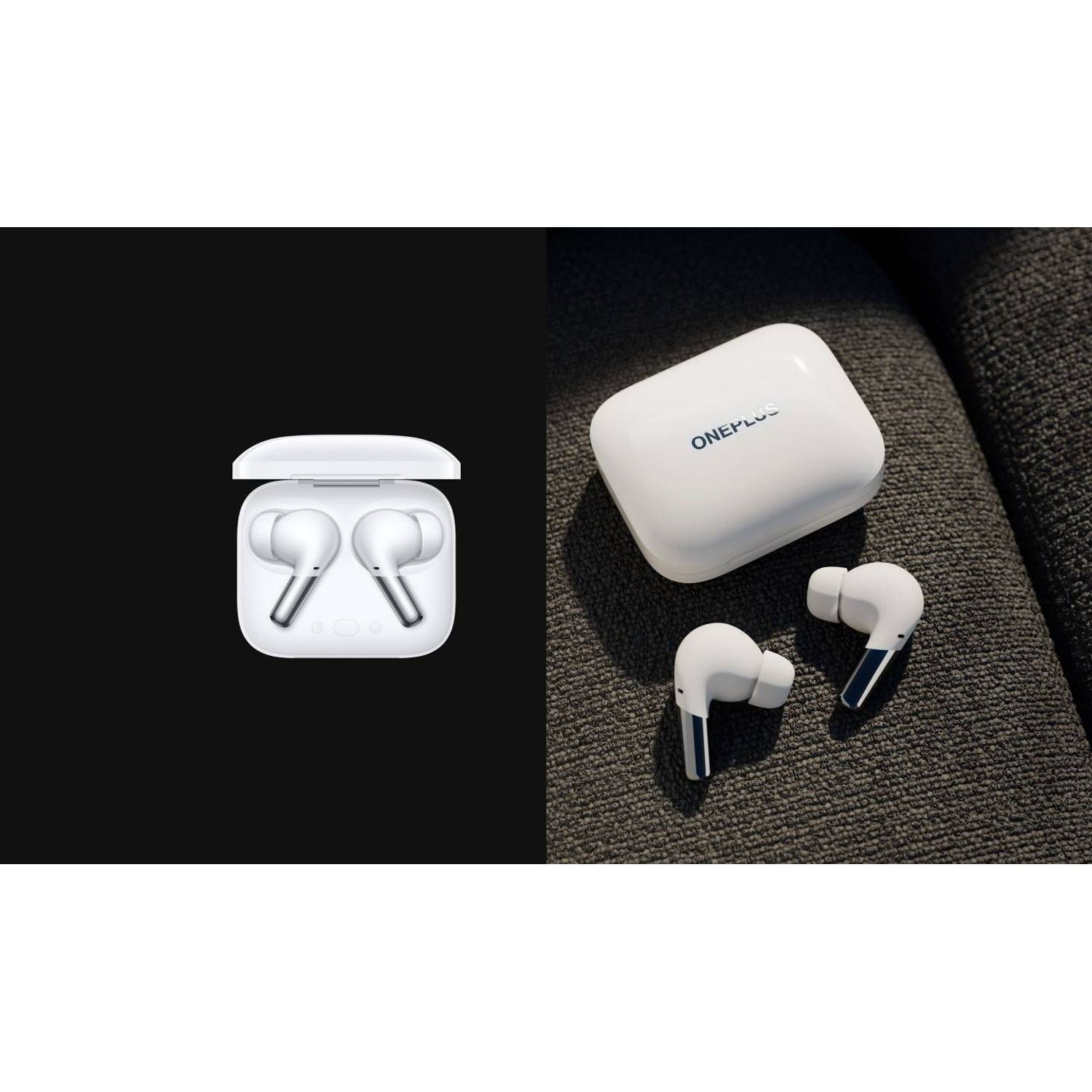 Casti True Wireless OnePlus Buds Pro, Bluetooth 5.0, Waterproof IP55, Control Tactil, ANC (Alb) fotografia produsului View 5 L