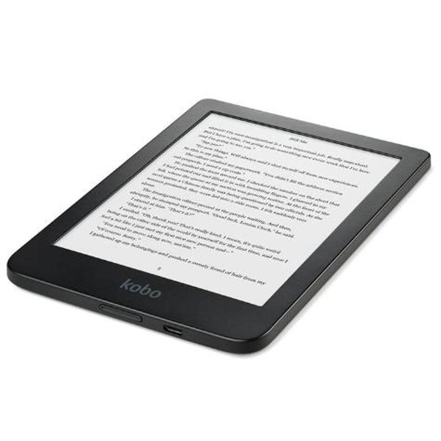 E-Book Reader Kobo Clara HD, Ecran Carta E Ink touchscreen 6", 8GB, Wi-Fi (Negru) fotografia produsului View 4 L