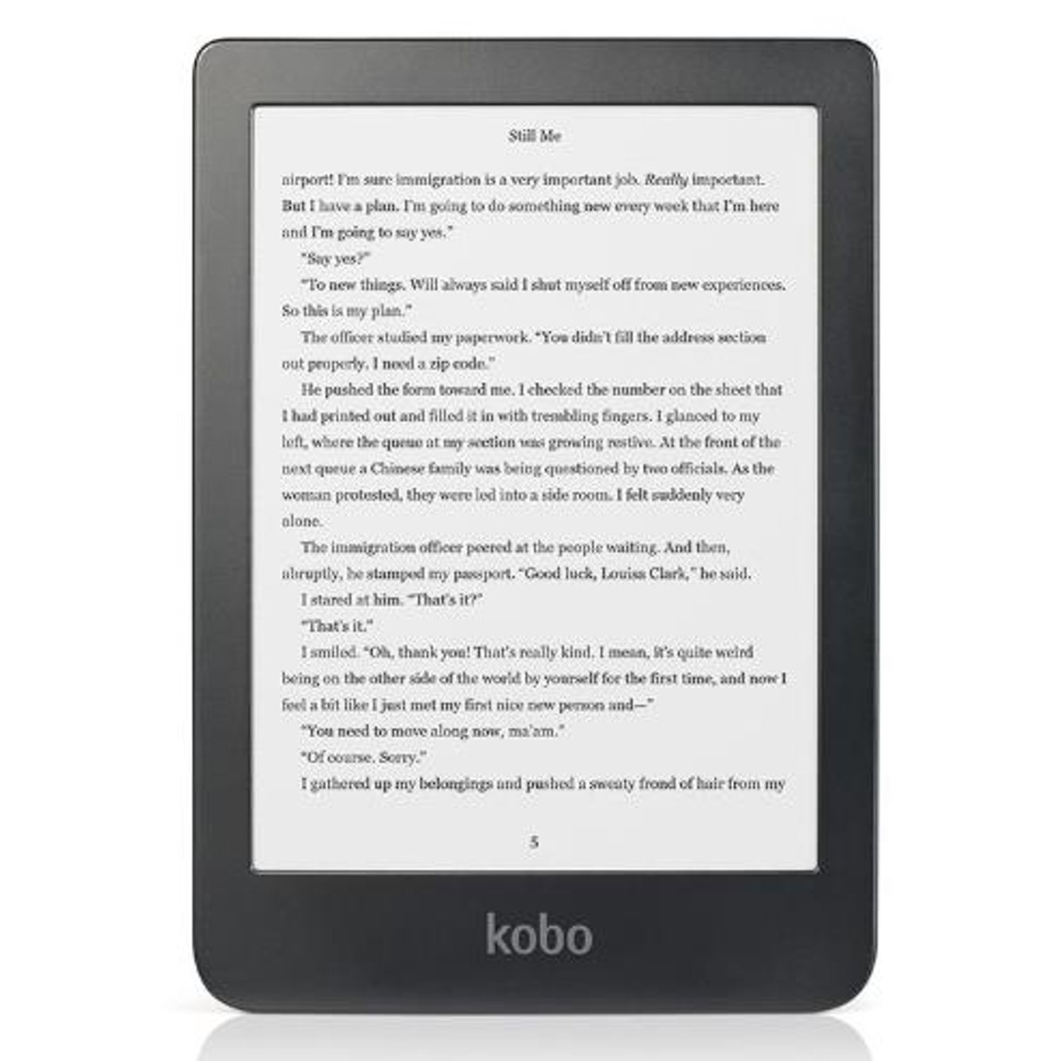 E-Book Reader Kobo Clara HD, Ecran Carta E Ink touchscreen 6", 8GB, Wi-Fi (Negru) fotografia produsului