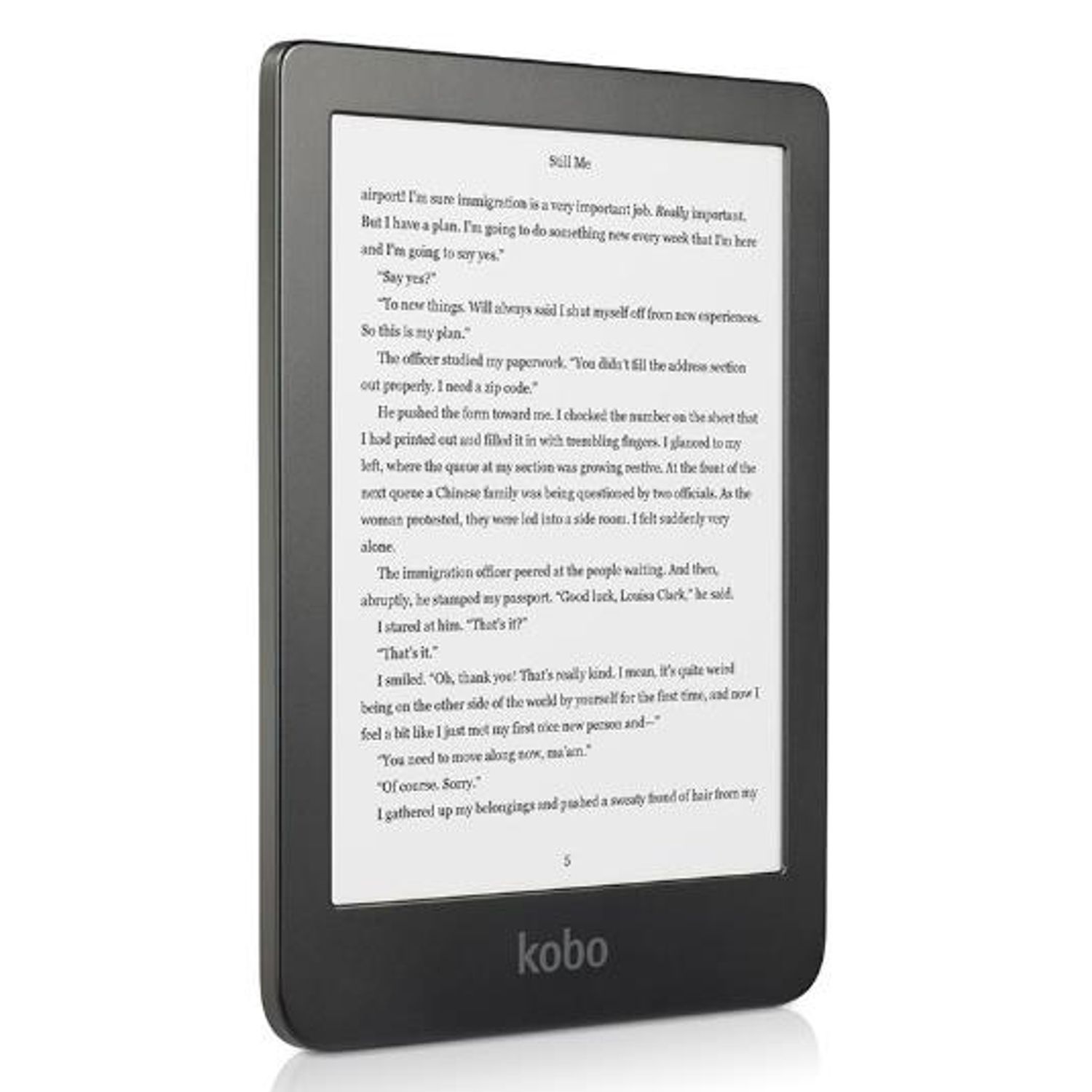 E-Book Reader Kobo Clara HD, Ecran Carta E Ink touchscreen 6", 8GB, Wi-Fi (Negru) fotografia produsului View 3 L