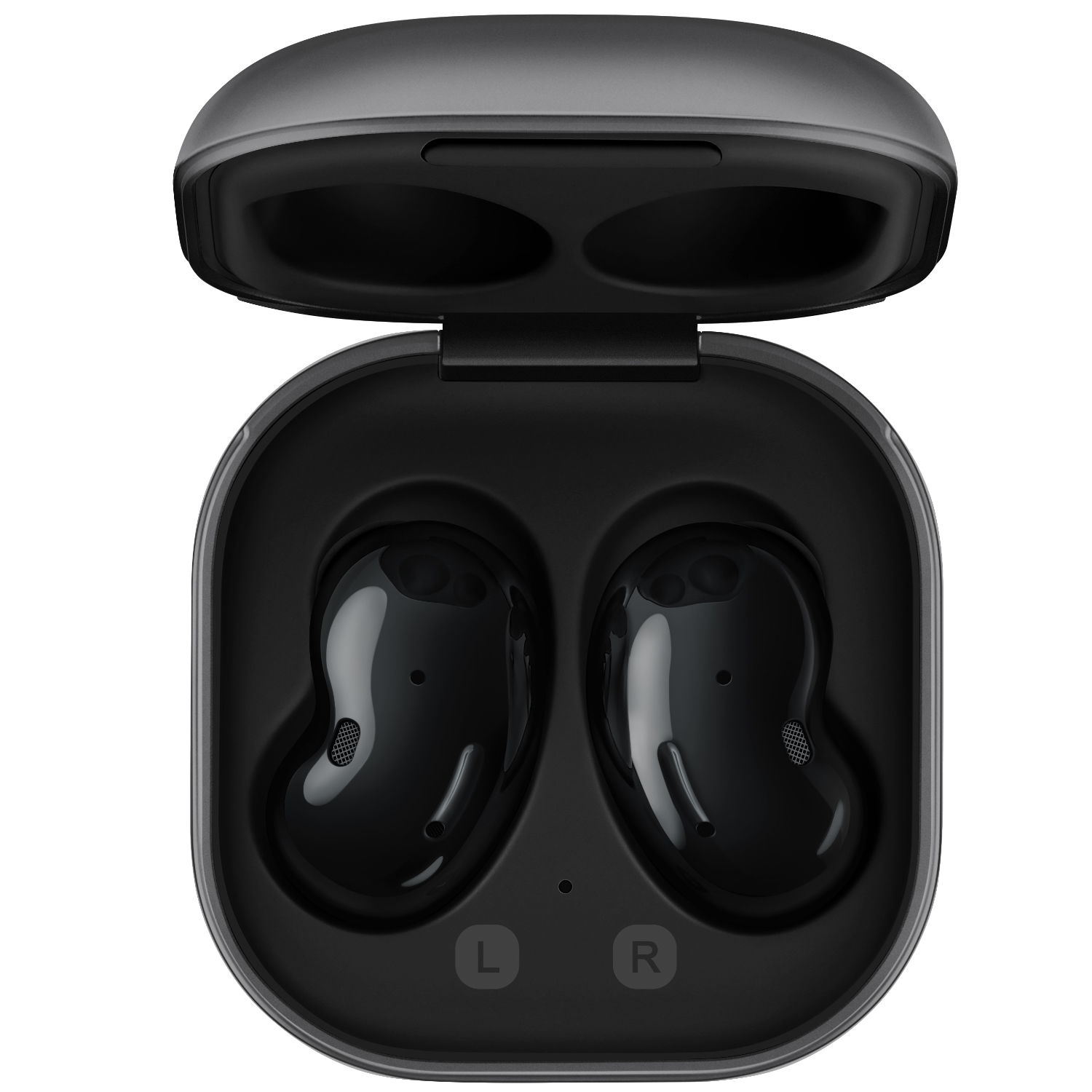 Casti True Wireless Samsung Galaxy Buds Live, Bluetooth, In-Ear, Microfon (Negru/Gri) fotografia produsului View 6 L