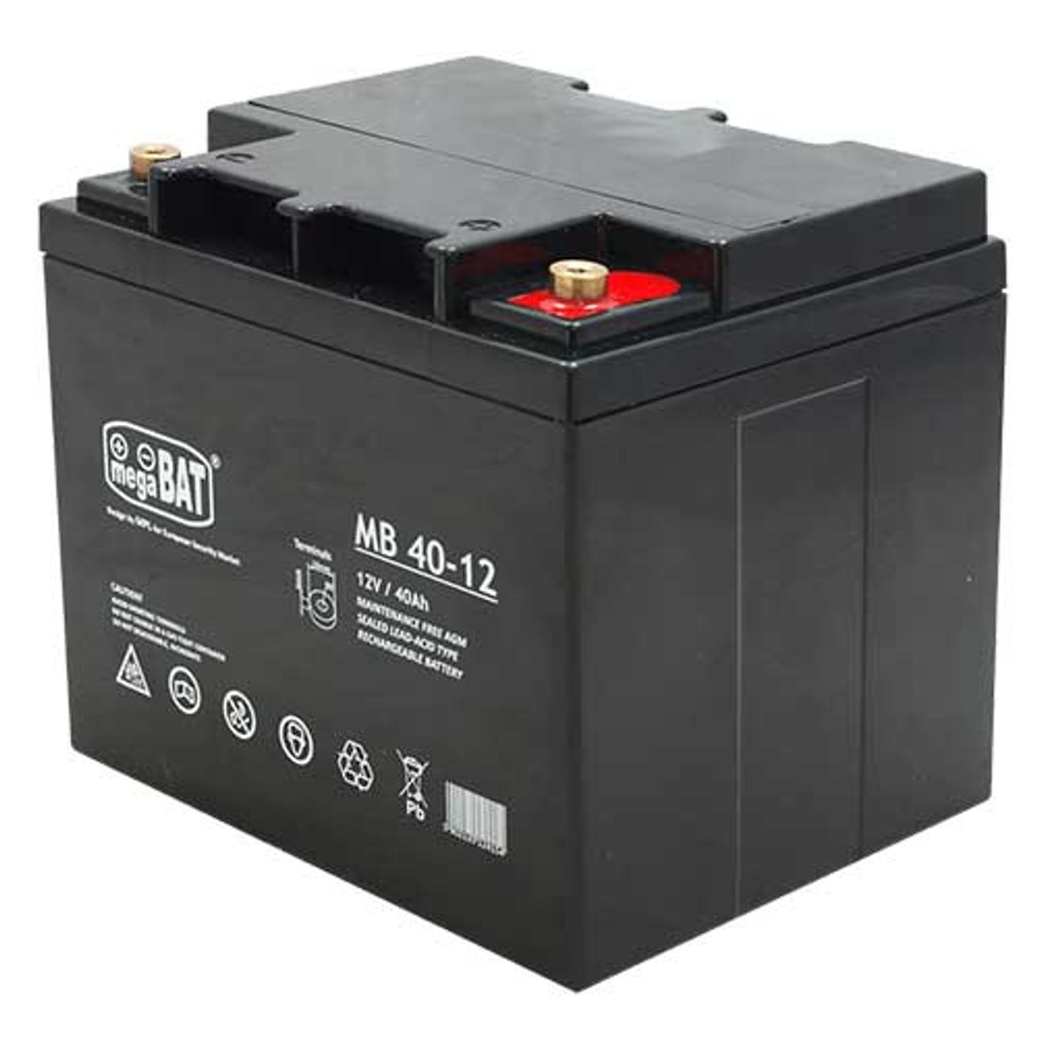 Acumulator UPS MEGABAT MB40-12 VRLA AGM, 40Ah 12V fotografia produsului