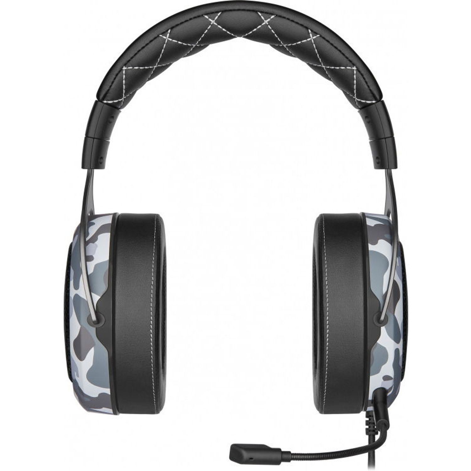 Casti Gaming Corsair HS60 HAPTIC, Microfon, USB (Negru/Gri) fotografia produsului View 3 L