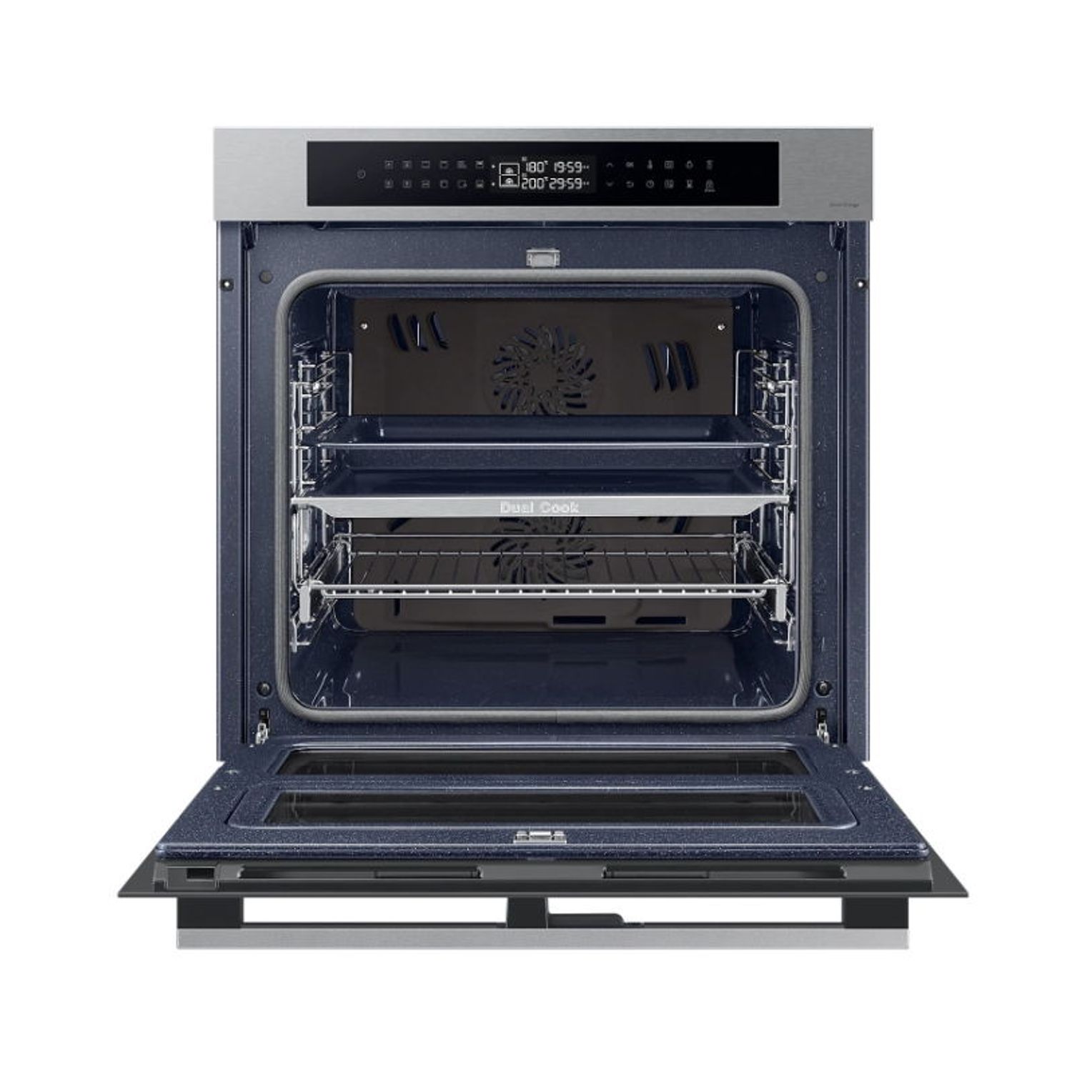 Cuptor incorporabil Bespoke Samsung NV7B4345VAS/U2, Electric, 76 l, Autocuratare catalitica, Dual Cook Flex, - 8806094422542 fotografia produsului View 5 L