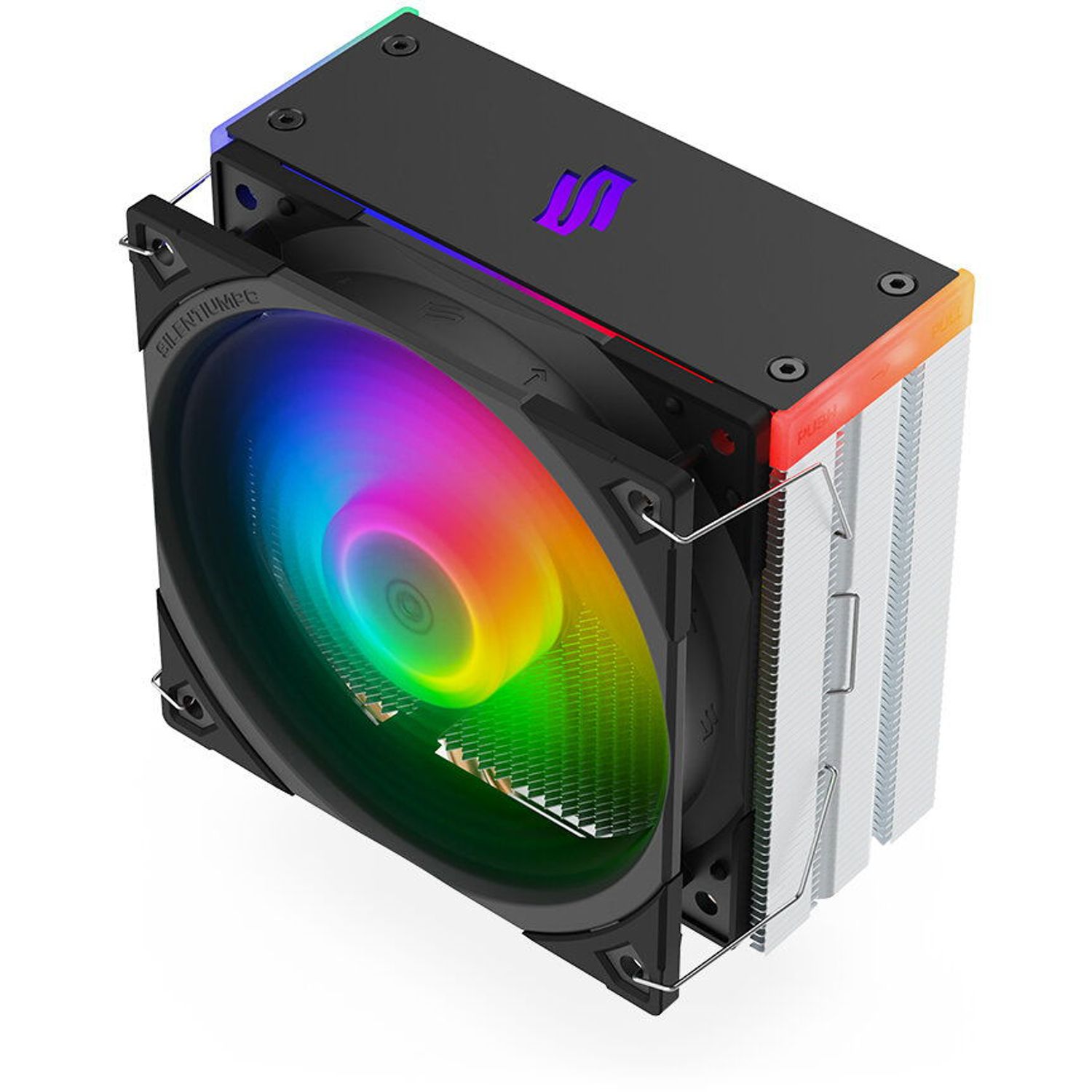 Cooler CPU SILENTIUM PC Fera 5, Iluminare ARGB, 1x120mm fotografia produsului View 3 L