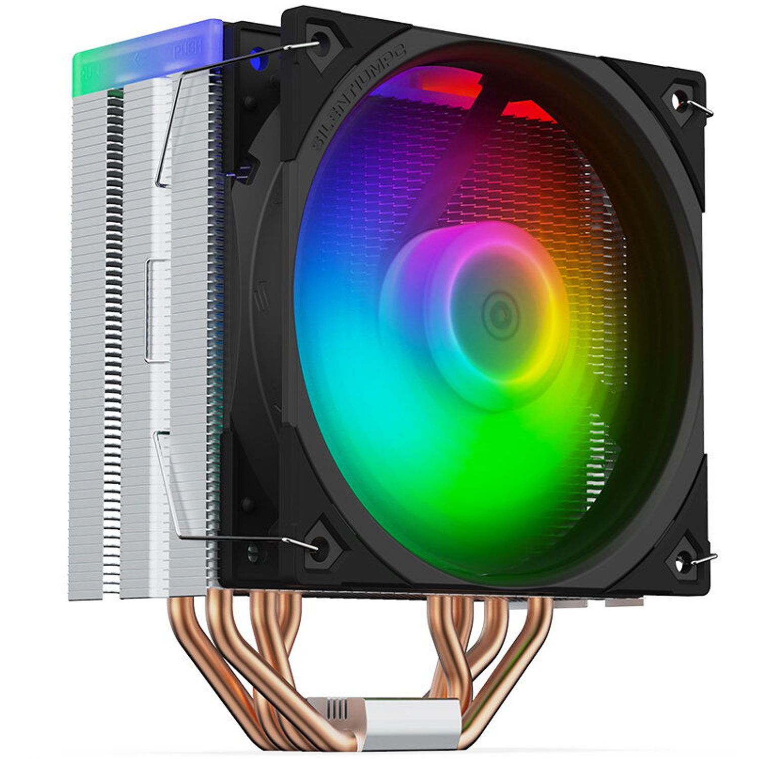 Cooler CPU SILENTIUM PC Fera 5, Iluminare ARGB, 1x120mm fotografia produsului View 2 L